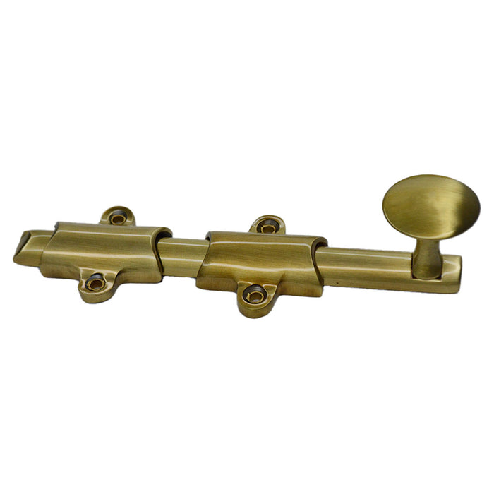 Emtek 8511US7 6" Surface Bolt with 3 Strikes French Antique Brass Finish