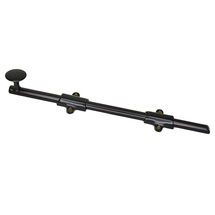 Emtek 8512US10B 12" Surface Bolt with 3 Strikes Oil Rubbed Bronze Finish