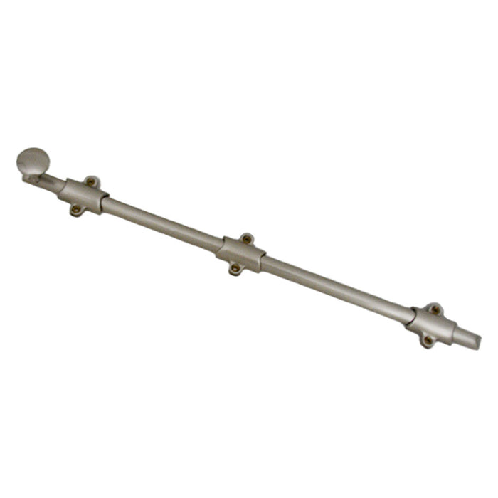 Emtek 8513US15 18" Surface Bolt with 3 Strikes Satin Nickel Finish