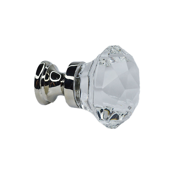 Emtek 86012US14 Diamond 1-1/4" Cabinet Knob Polished Nickel Lifetime Finish