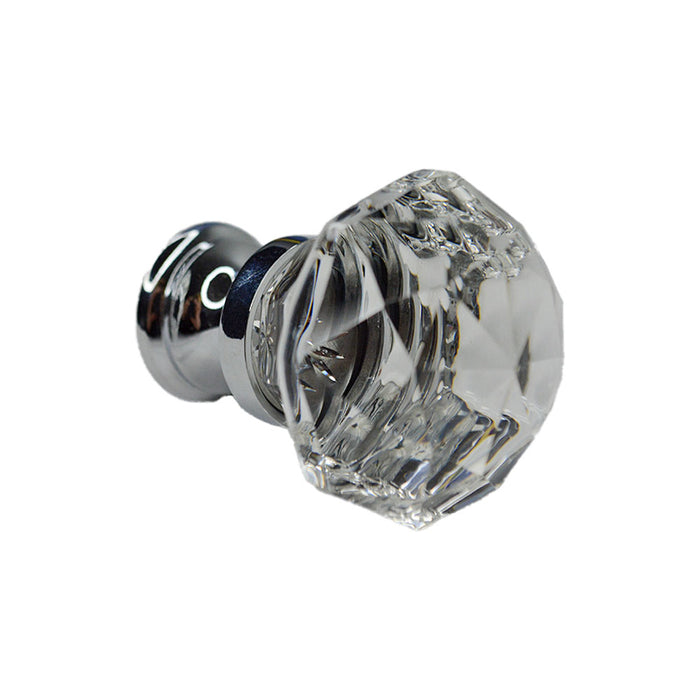 Emtek 86012US26 Diamond 1-1/4" Cabinet Knob Polished Chrome Finish