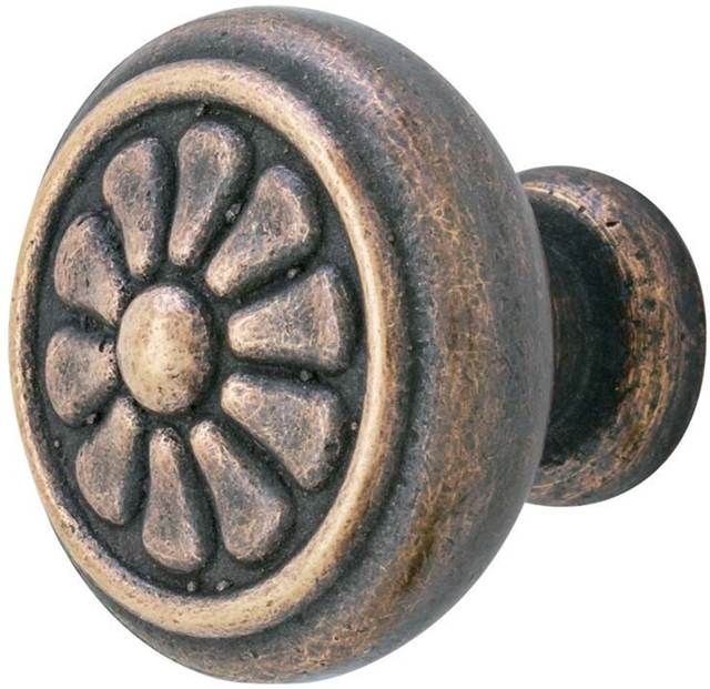 Emtek 86096MB Tuscany Petal 1-1/4" Cabinet Knob Medium Bronze Finish