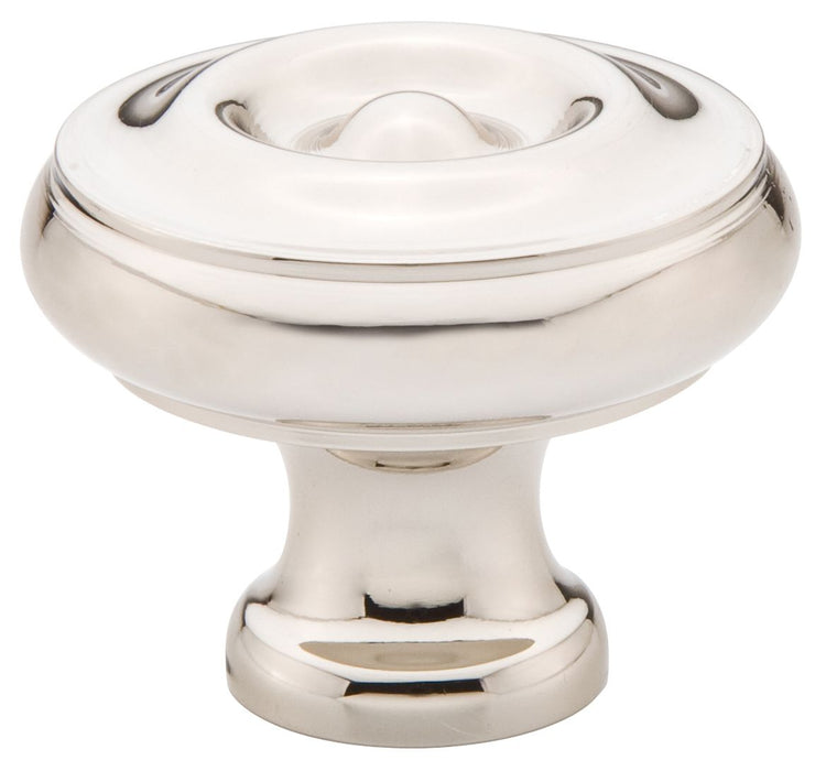 Emtek 86115US14 Waverly 1-1/4" Cabinet Knob Polished Nickel Lifetime Finish