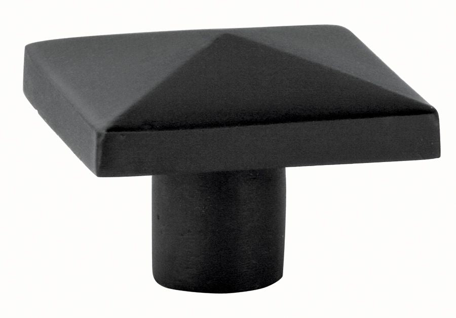 Emtek 86146FB Square 1-5/8" Cabinet Knob Flat Black Bronze Finish