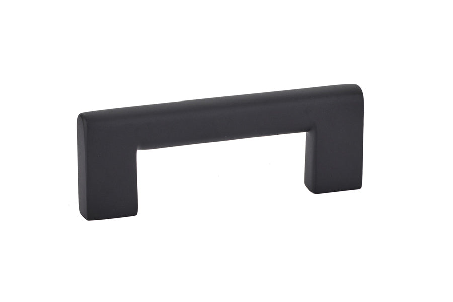 Emtek 86161US19 Trail Cabinet Pull with 3" Center To Center Flat Black Finish