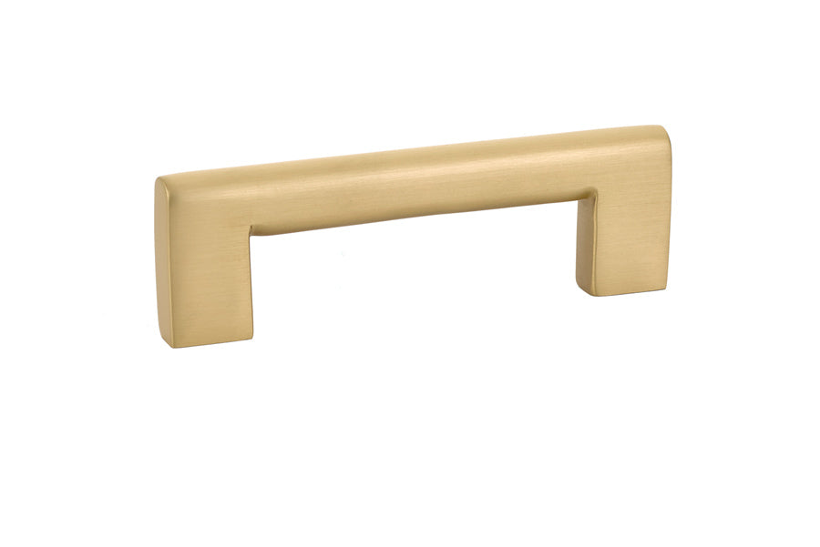 Emtek 86162US4 Trail Cabinet Pull with 3-1/2" Center To Center Satin Brass Finish