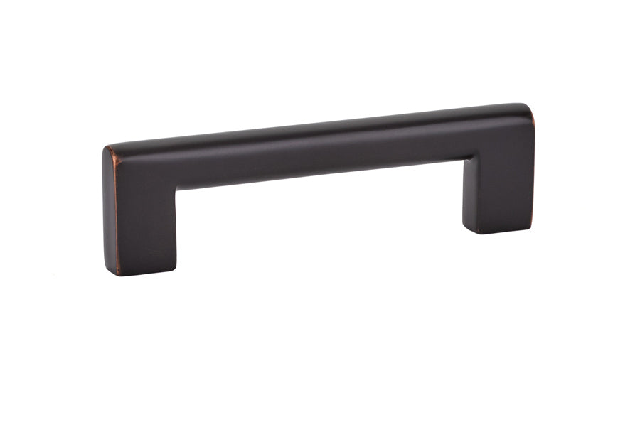 Emtek 86163US10B Trail Cabinet Pull with 4" Center To Center Oil Rubbed Bronze Finish