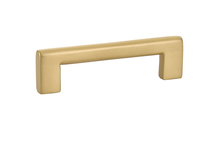 Emtek 86163US4 Trail Cabinet Pull with 4" Center To Center Satin Brass Finish