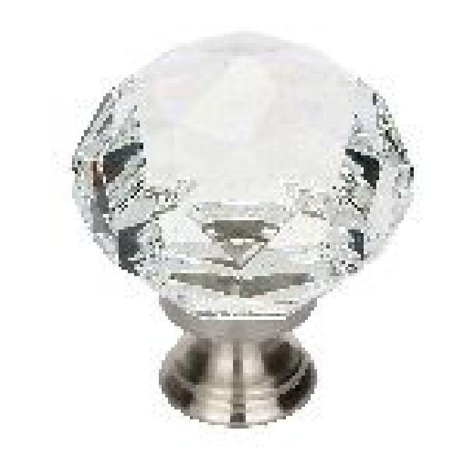 Emtek 86209US15 Diamond 1.75" Wardrobe Knob Satin Nickel Finish