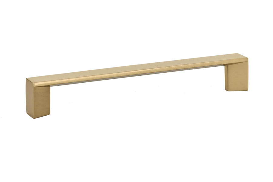 Emtek 86266US4 Trinity Door Pull with 6" Center to Center Satin Brass Finish