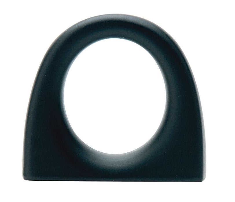 Emtek 86270US19 Ring Cabinet Knob with 1" Center to Center Flat Black Finish