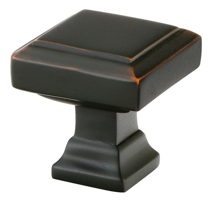 Emtek 86295US10B Geometric Square 1-1/4" Cabinet Knob Oil Rubbed Bronze Finish