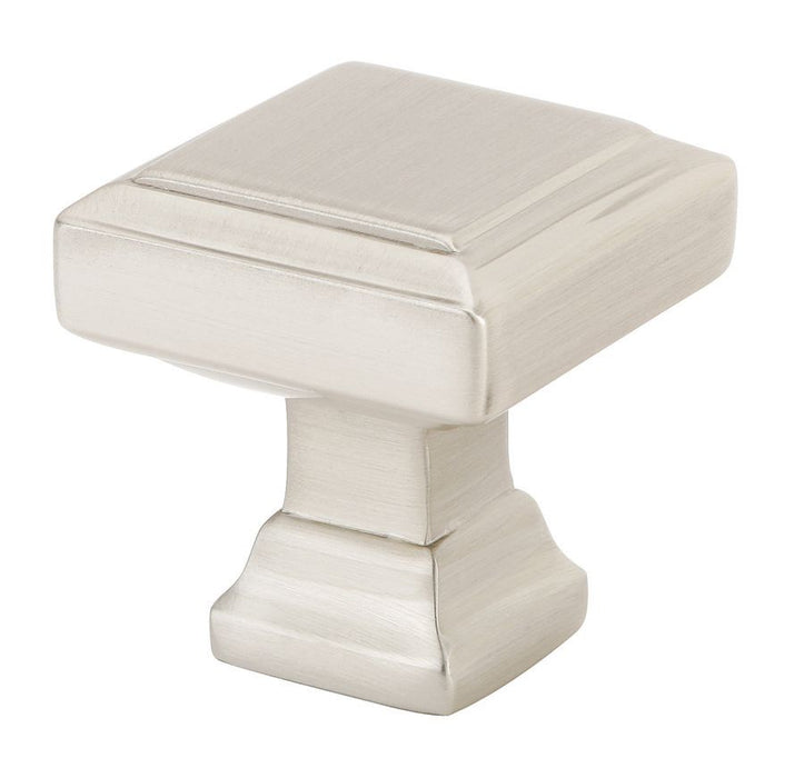 Emtek 86295US15 Geometric Square 1-1/4" Cabinet Knob Satin Nickel Finish