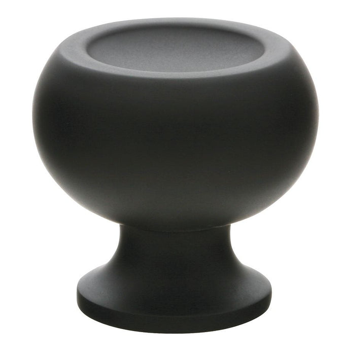 Emtek 86315US19 Atomic 1-1/4" Cabinet Knob Flat Black Finish