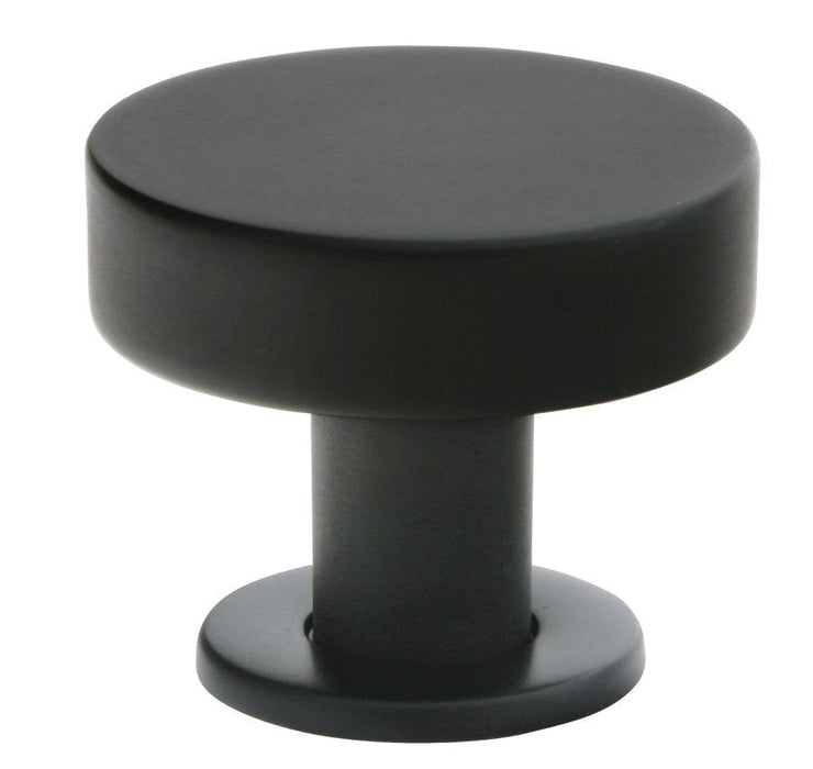 Emtek 86321US19 Cadet 1" Cabinet Knob Flat Black Finish