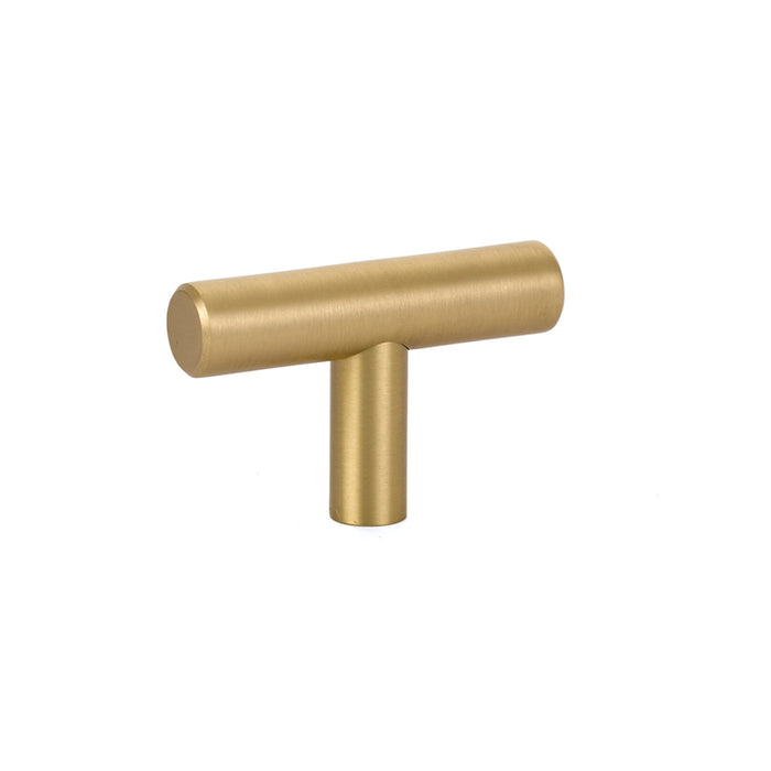 Emtek 86357US4 Brass Bar 2" Cabinet Knob Satin Brass Finish