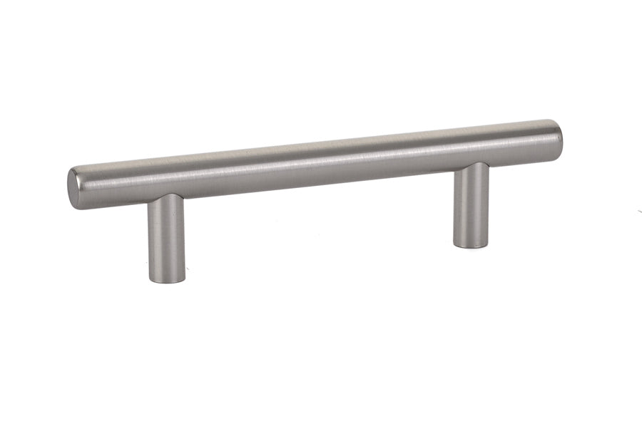 Emtek 86359US15 Brass Bar Cabinet Pull with 3-1/2" Center to Center Satin Nickel Finish