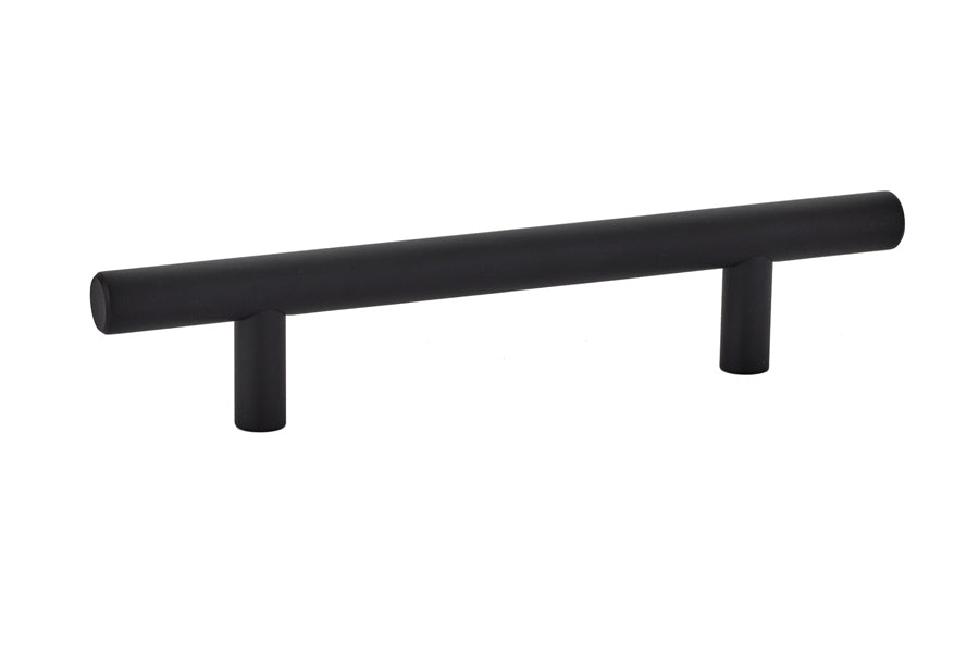 Emtek 86360US19 Brass Bar Cabinet Pull with 4" Center to Center Flat Black Finish