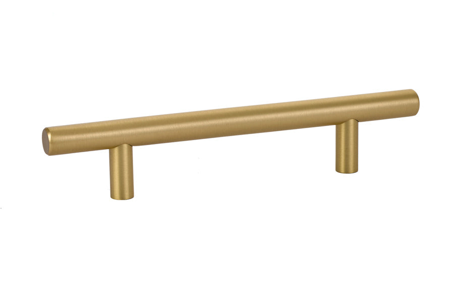 Emtek 86360US4 Brass Bar Cabinet Pull with 4" Center to Center Satin Brass Finish