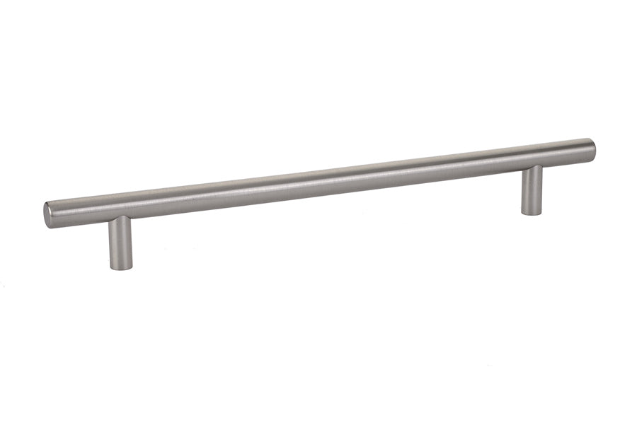 Emtek 86363US15 Brass Bar Cabinet Pull with 8" Center to Center Satin Nickel Finish