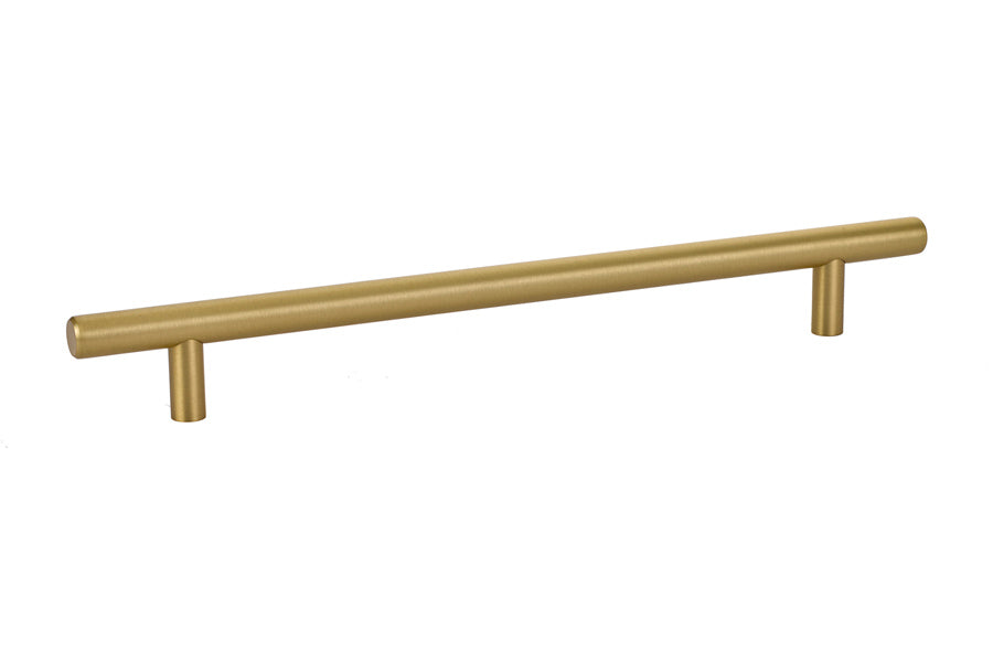 Emtek 86363US4 Brass Bar Cabinet Pull with 8" Center to Center Satin Brass Finish