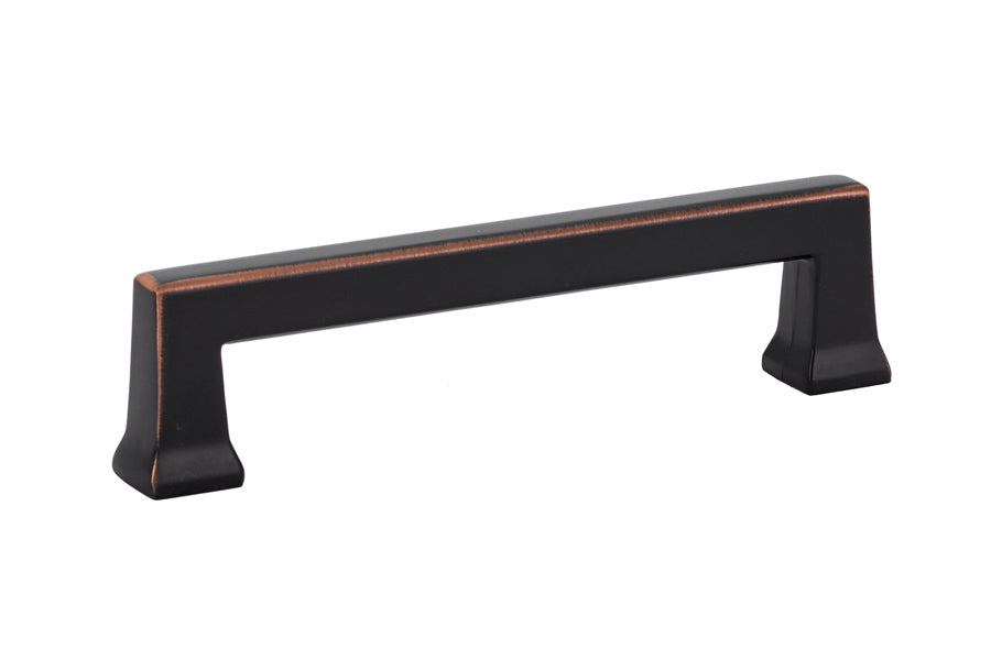 Emtek 86425US10B Alexander Cabinet Pull with 4" Center to Center Oil Rubbed Bronze Finish