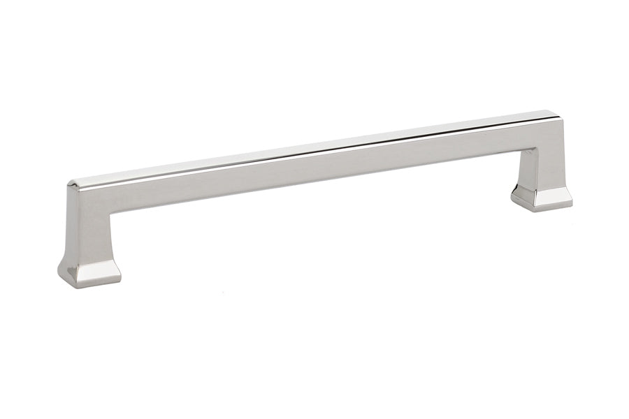 Emtek 86426US14 Alexander Cabinet Pull with 6" Center to Center Polished Nickel Lifetime Finish