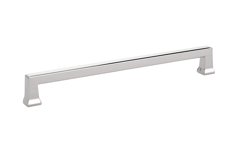 Emtek 86427US14 Alexander Cabinet Pull with 8" Center to Center Polished Nickel Lifetime Finish