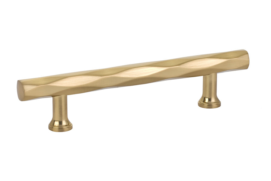 Emtek 86429US4 Tribeca Cabinet Pull with 4" Center to Center Satin Brass Finish