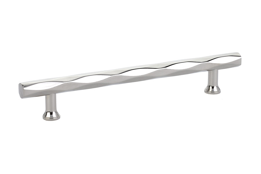 Emtek 86430US14 Tribeca Cabinet Pull with 6" Center to Center Polished Nickel Lifetime Finish