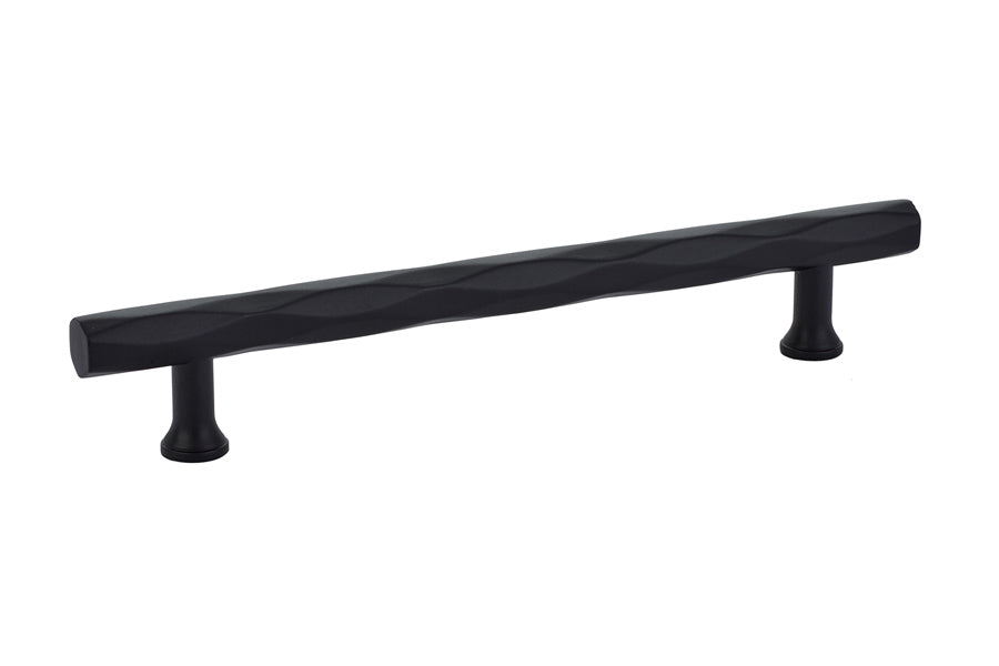 Emtek 86430US19 Tribeca Cabinet Pull with 6" Center to Center Flat Black Finish