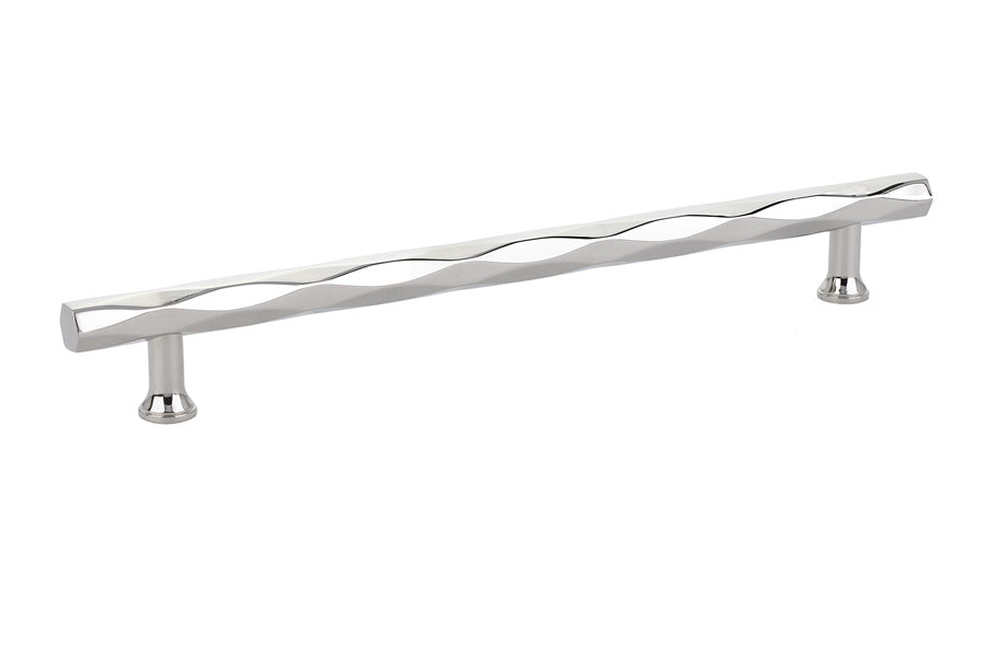 Emtek 86431US14 Tribeca Cabinet Pull with 8" Center to Center Polished Nickel Lifetime Finish