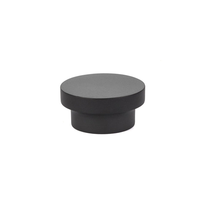 Emtek 86448US19 District 1-3/8" Cabinet Knob Flat Black Finish