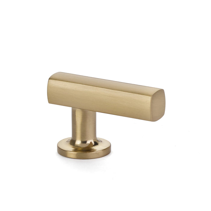 Emtek 86452US4 1-1/8" x 1-7/8" Freestone Finger Cabinet Pull Satin Brass Finish