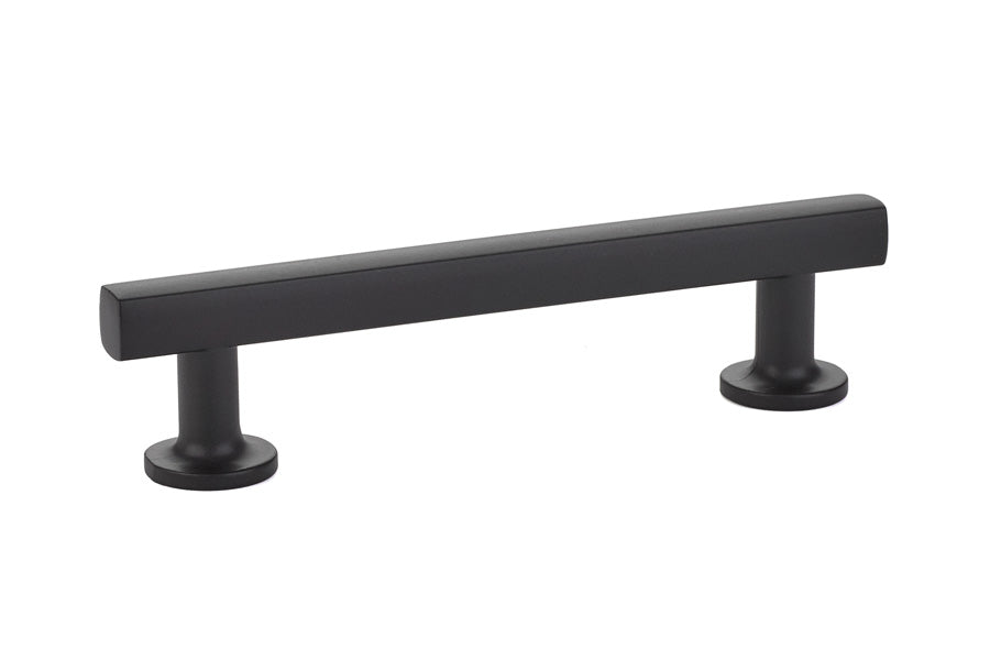 Emtek 86454US19 Freestone Cabinet Pull with 4" Center to Center Flat Black Finish