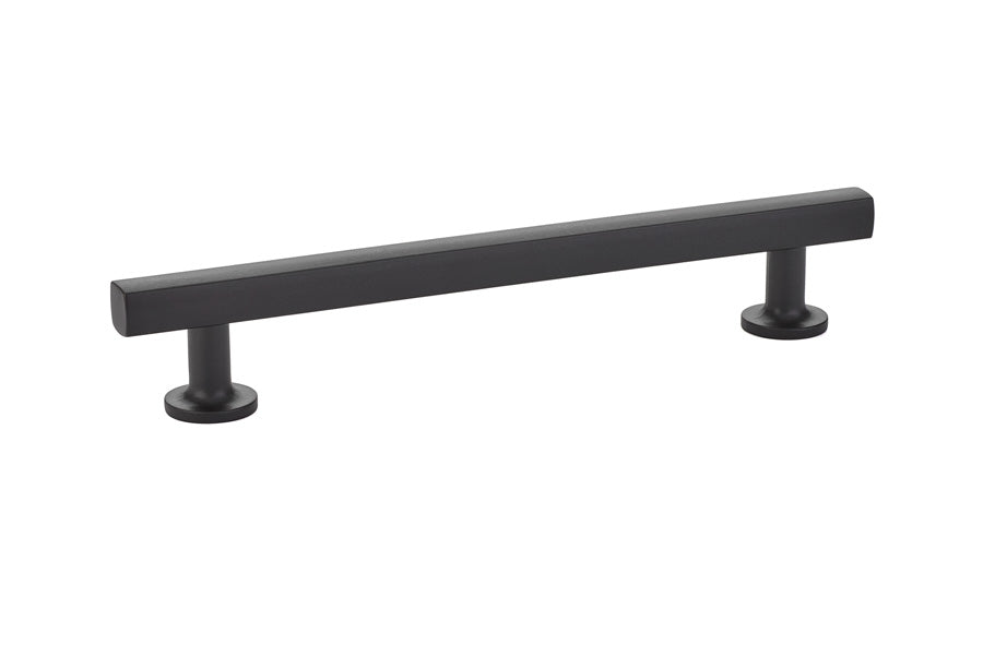 Emtek 86455US19 Freestone Cabinet Pull with 6" Center to Center Flat Black Finish