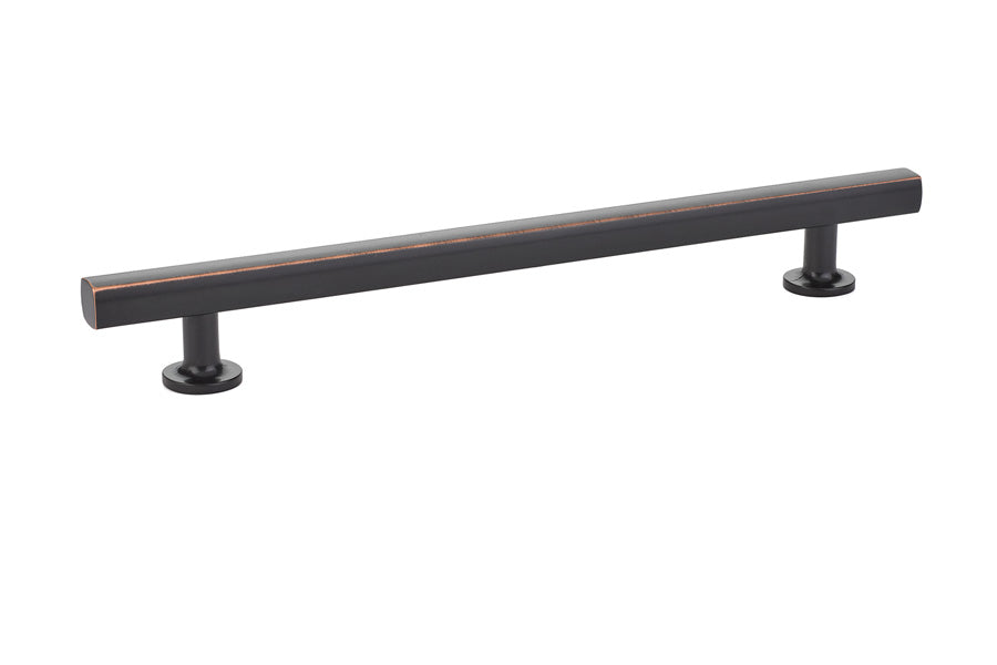 Emtek 86456US10B Freestone Cabinet Pull with 8" Center to Center Oil Rubbed Bronze Finish