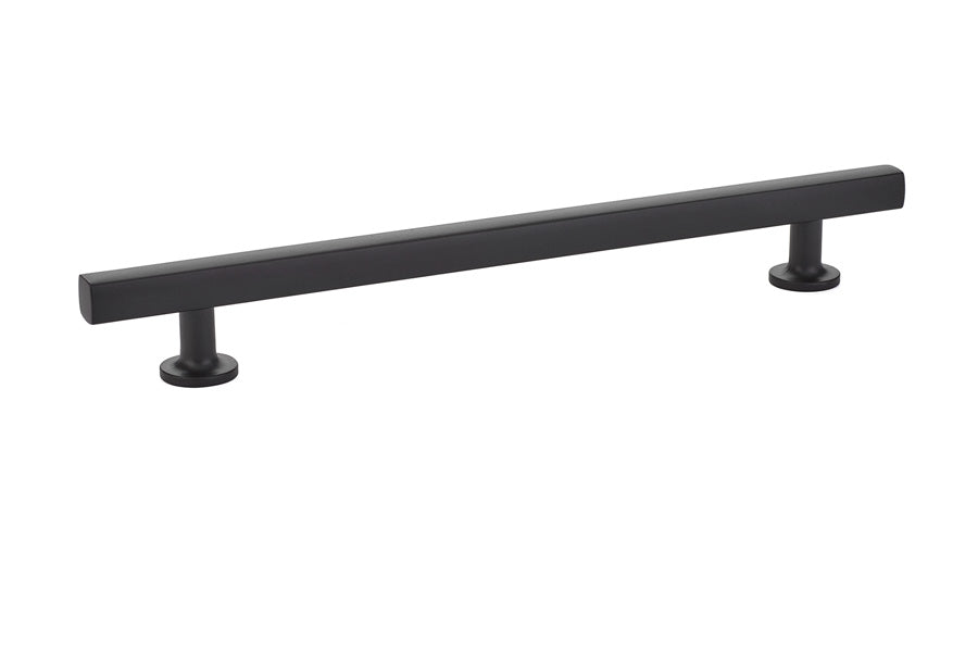 Emtek 86456US19 Freestone Cabinet Pull with 8" Center to Center Flat Black Finish