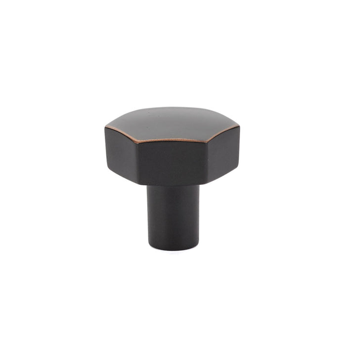 Emtek 86457US10B Mod Hex 1-1/8" Cabinet Knob Oil Rubbed Bronze Finish