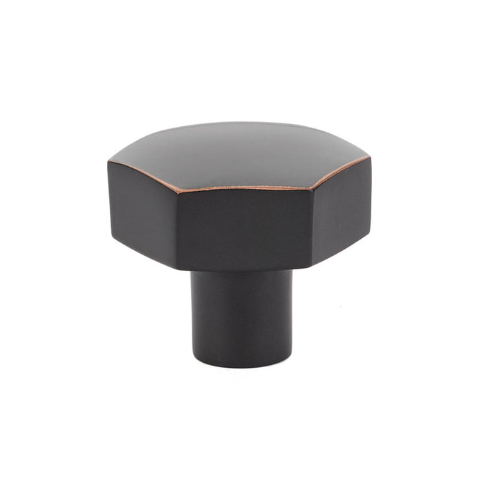 Emtek 86458US10B Mod Hex 1-1/2" Cabinet Knob Oil Rubbed Bronze Finish