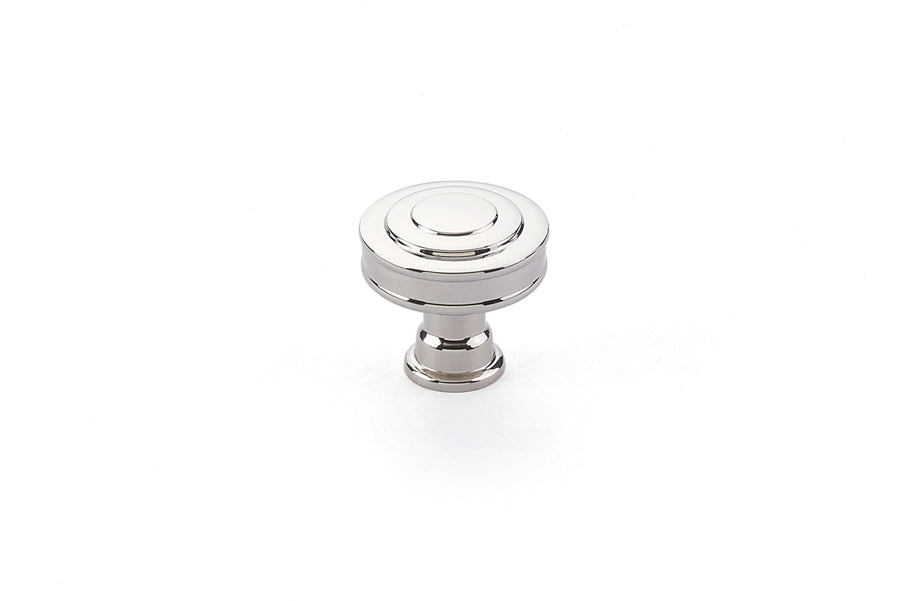 Emtek 86463US14 Glendon 1-1/4" Cabinet Knob Polished Nickel Lifetime Finish