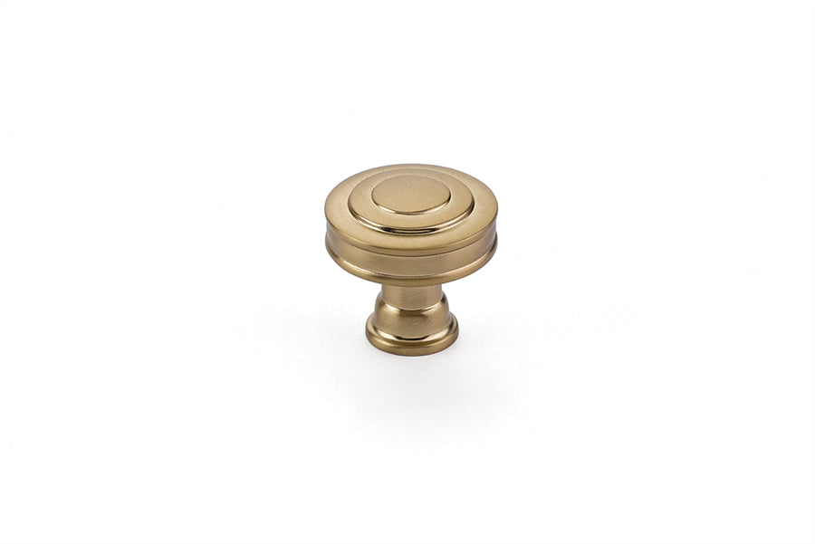 Emtek 86463US4 Glendon 1-1/4" Cabinet Knob Satin Brass Finish