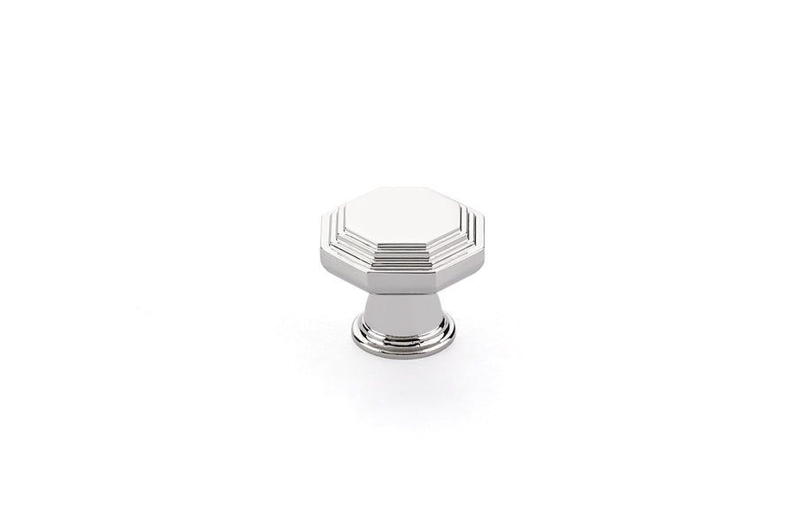 Emtek 86465US14 Midvale 1-1/4" Cabinet Knob Polished Nickel Lifetime Finish