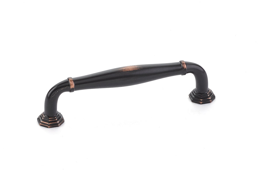 Emtek 86472US10B Blythe Cabinet Pull with 4" Center to Center Oil Rubbed Bronze Finish