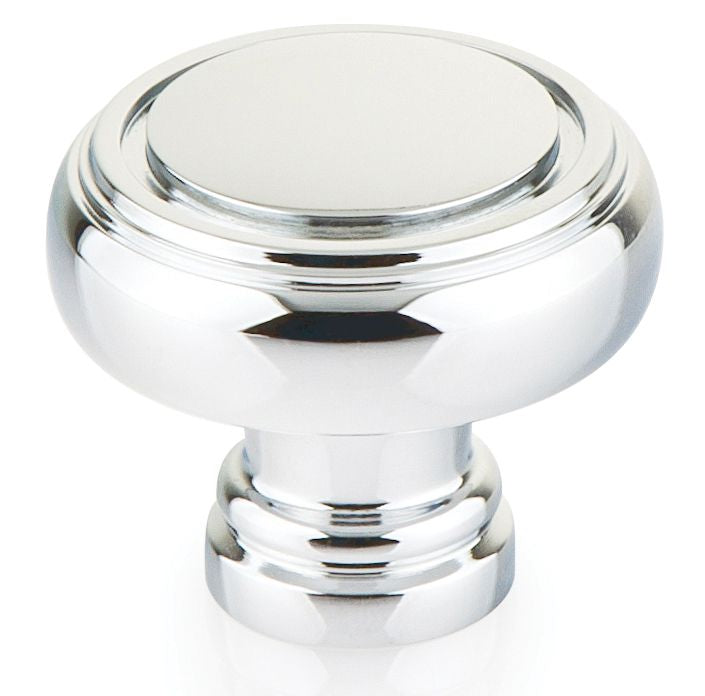 Emtek 86610US26 Norwich 1-1/4" Cabinet Knob Polished Chrome Finish