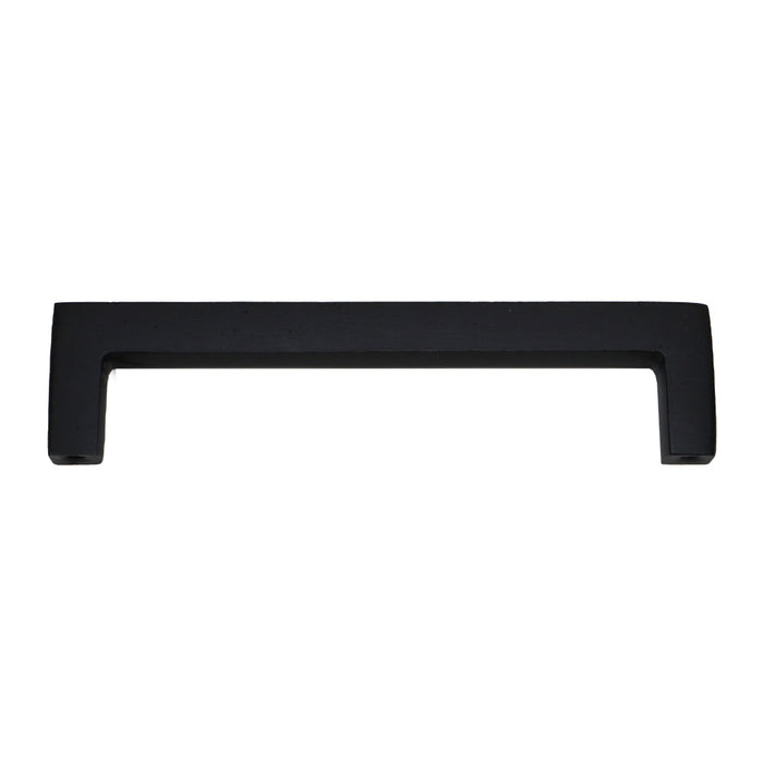 Emtek 86669FB Rustic Modern Rectangular Cabinet Pull with 5" Center to Center Flat Black Bronze Finish