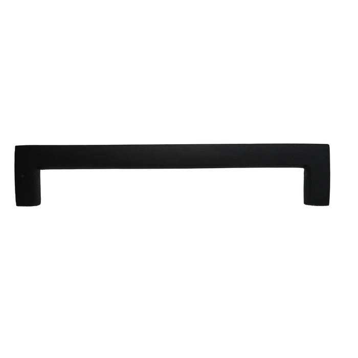 Emtek 86670FB Rustic Modern Rectangular Cabinet Pull with 6" Center to Center Flat Black Bronze Finish