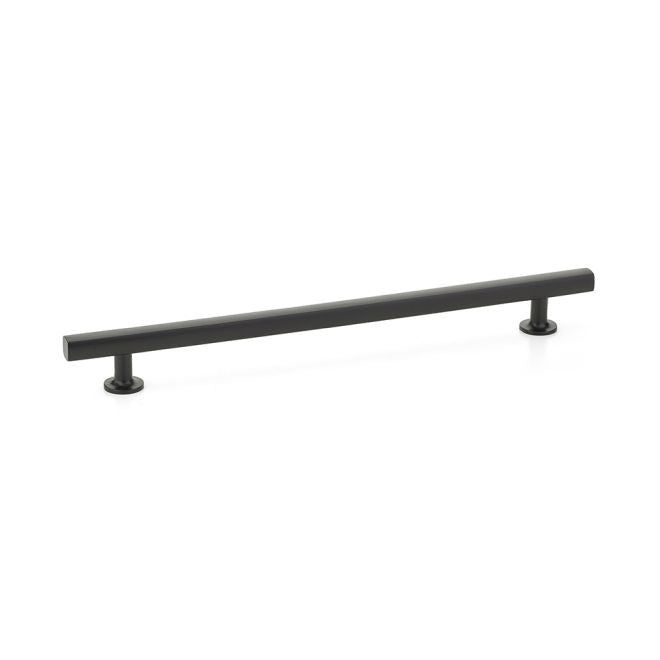 Emtek 86677US19 Freestone Cabinet Pull with 10" Center to Center Flat Black Finish