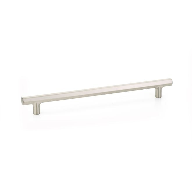 Emtek 86680US15 Mod Hex Cabinet Pull with 10" Center to Center Satin Nickel Finish