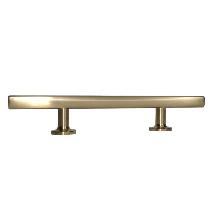 Emtek 86682US4 Freestone Extended Cabinet Pull with 3-1/2" Center to Center Satin Brass Finish